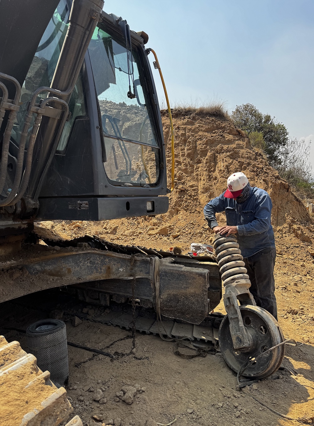 reparacion de maquinaria en proceso
