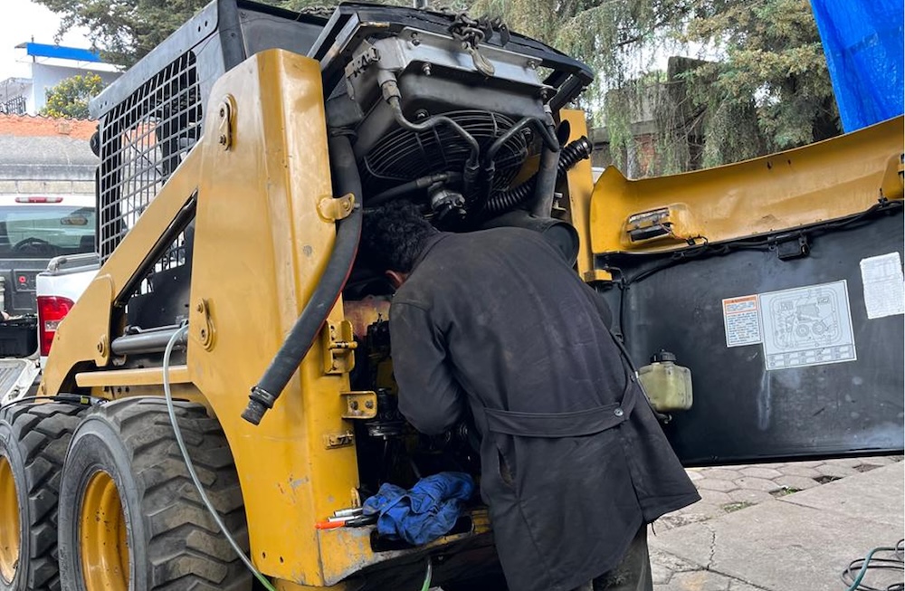 reparacion de maquinaria en proceso